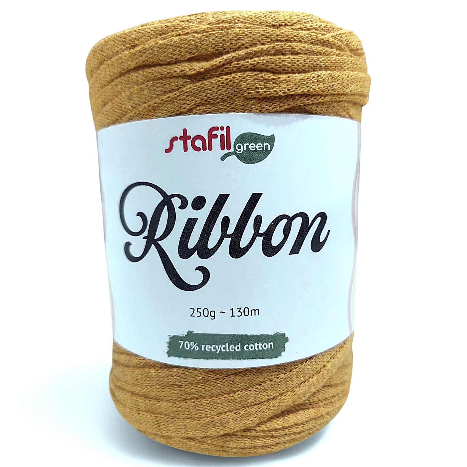 Ribbon stafil fettuccia cotone riciclato Calore di Lana www.caloredilana.com
